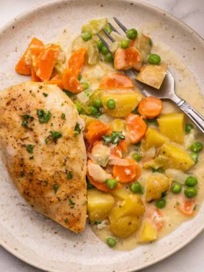 Creamy Chicken & Vegetable Bake
