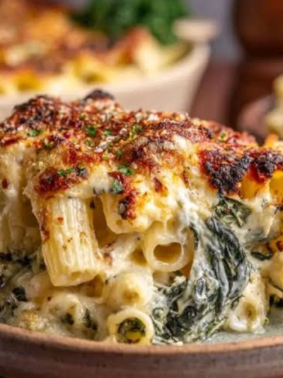 Spinach & Ricotta Pasta Bake