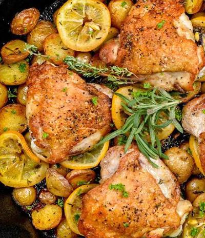 Lemon Herb Chicken Potato Meal