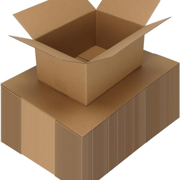 40 Packs 10x7x5 Shipping Boxes, Brown Mailing Boxes