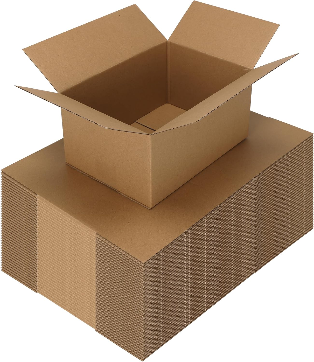 40 Packs 10x7x5 Shipping Boxes, Brown Mailing Boxes